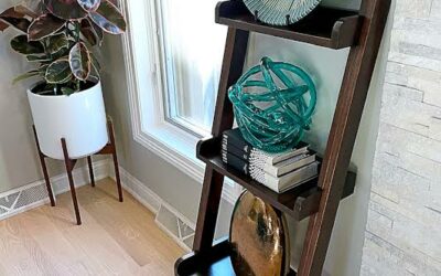 Custom Ladder Shelf