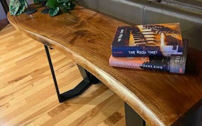 Live-edge Sofa Table