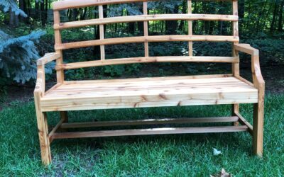 Personalized Garden Bench