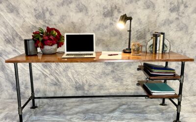 Custom Steampunk home office desk