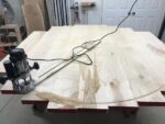Routing Maggie's dining table.
